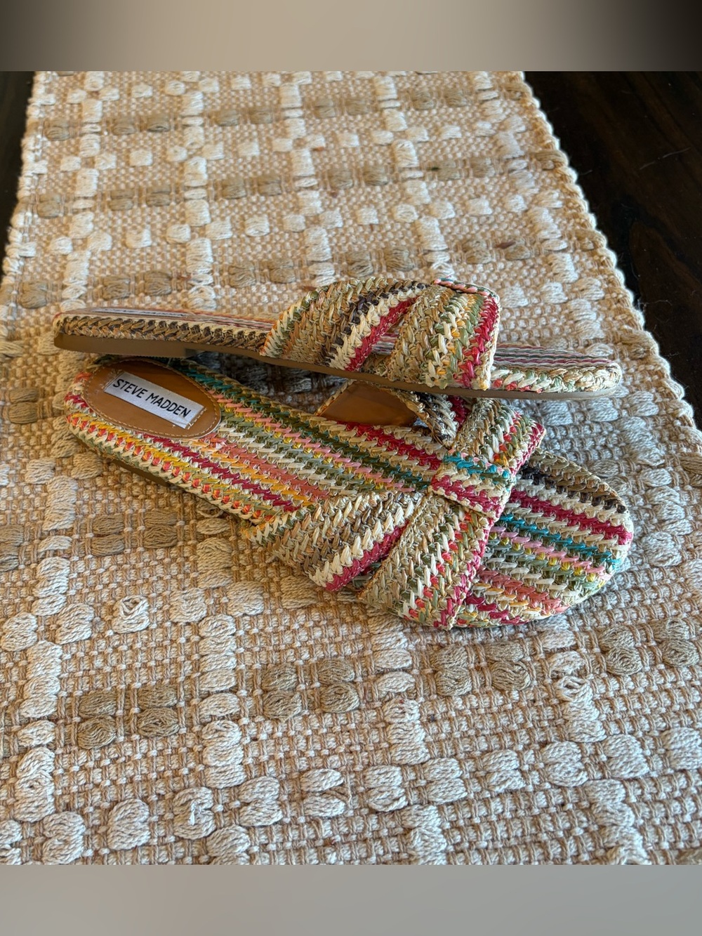 Steve Madden Striped Braided Slide Sandals in Multicolor
Size 11 - Picture 2 of 9